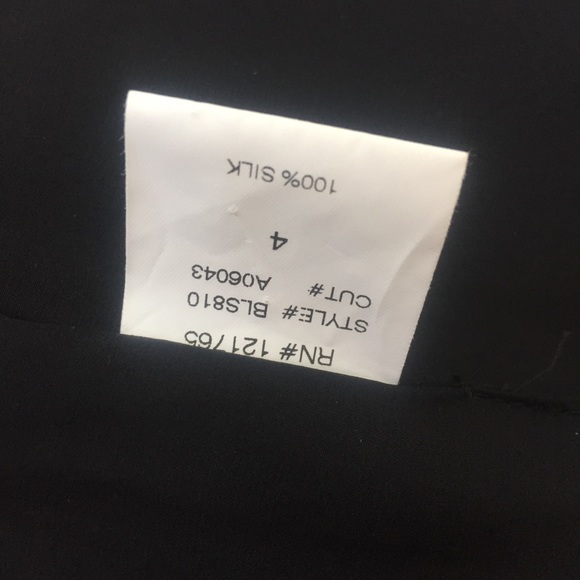 Poleci black sequin silk midi skirt size 4 - Picture 9 of 9